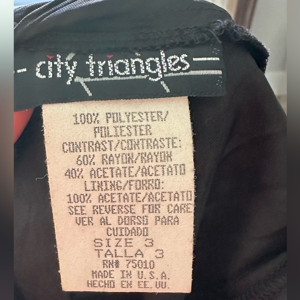 City Triangles Black Sleeveless Maxi Gown Size 3 - Picture 7 of 7